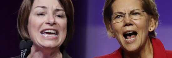 Amy Klobuchar and Elizabeth Warren