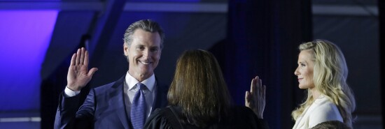 Gavin Newsom, Tani Gorre Cantil-Sakauye, Jennifer Siebel Newsom