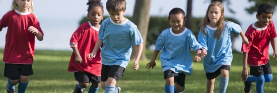 Kids' soccer game-042619