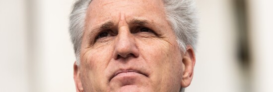 House Minority Leader Kevin McCarthy, R-CA, speaks on the steps of the U.S. Capitol, Tuesday, September 15, 2020. The GOP unveiled their new agenda if they were to win back the House in November.