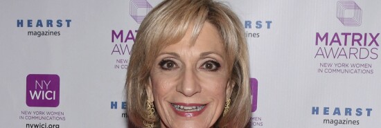 Andrea Mitchell attends an event.