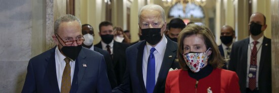 U.S. President Joe Biden attends events at the U.S. Capitol to commemorate first anniversary of Capitol attack in Washington