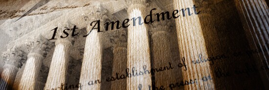 First Amendment text of the United States Constitution and US Supreme Court