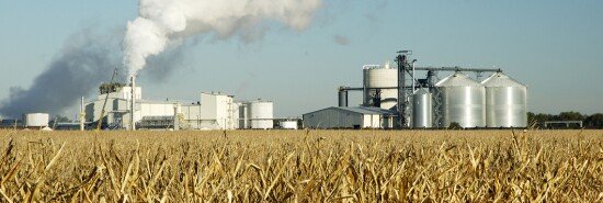 An ethanol production plant in South Dakota.