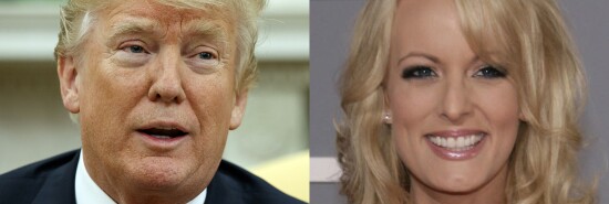 President Trump and Stormy Daniels