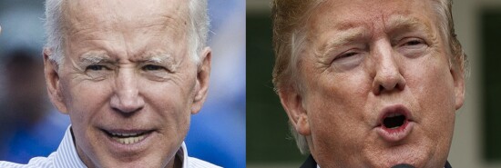 Joe Biden and Trump