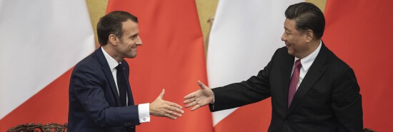 Emmanuel Macron, Xi Jinping