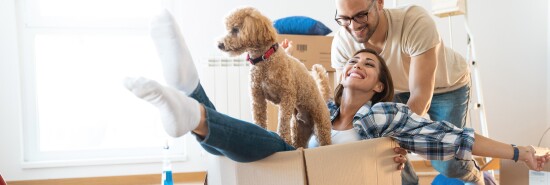 iStock Young Couple Moving Boxes