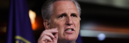 House Majority Leader Kevin McCarthy, R-CA, speaks during his weekly press conference on Capitol Hill, Thursday, July 30th, 2020. 