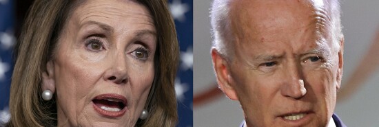 Nancy Pelosi and Joe Biden