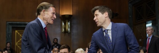 Richard Blumenthal, Sam Altman