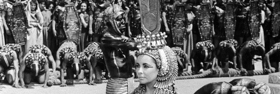 Italy Rome Elizabeth Taylor and Loris Loddi in "Cleopatra"