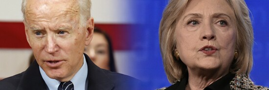 Joe Biden and Hillary Clinton