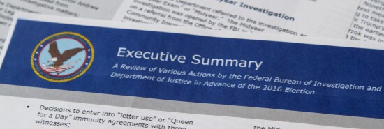 Justice Department inspector general report Clinton emails 061518
