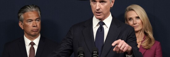 Rob Bonta, Gavin Newsom, Jennifer Siebel Newsom