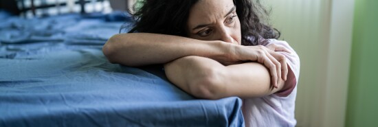 Depressed woman