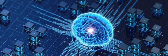 Brain Artificial Intelligence. CPU Concept