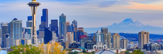 Space Needle and Seattle