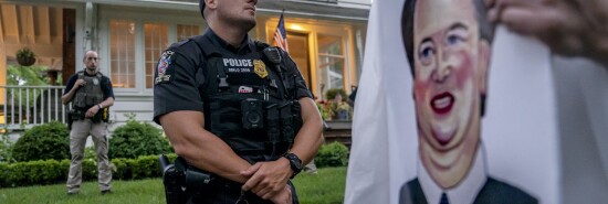 Abortion Rights Activists Protest Outside Justices' Houses