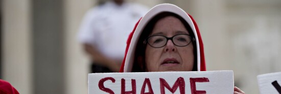 Protests Outside Supreme Court As Justice Kavanaugh Hears First Argument 