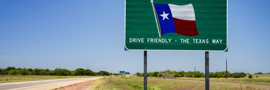 Texas State Sign