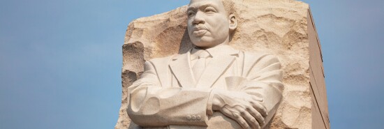 Martin Luther King, Jr memorial monument in Washington, DC