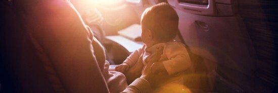 lap baby seat on plane