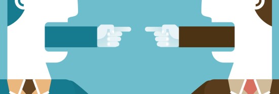 Angry Businessmen Pointing Fingers | New Business Concept