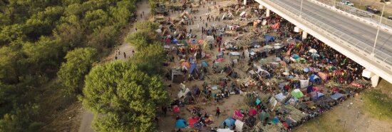 Mexico US Border Migrants Del Rio