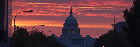 APTOPIX U.S. Capitol Sunrise 