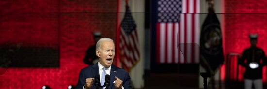 President Biden Speaks At Independence National Historical Park