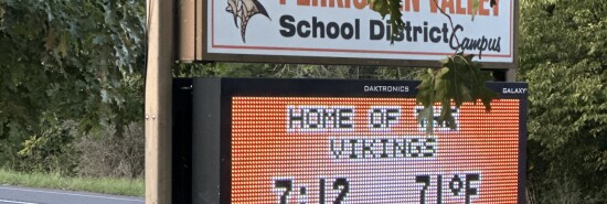 Perkiomen Valley High School sign