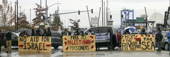 Tacoma Port Israel Protest