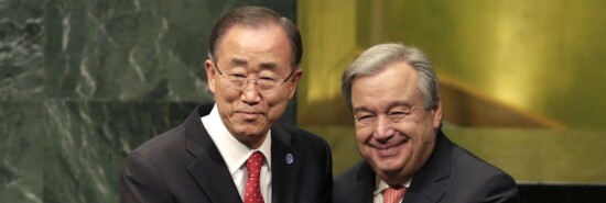 Ban Ki-moon, Antonio Guterres