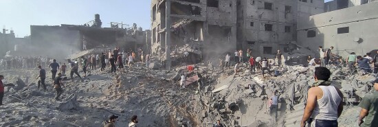 Israel Palestinians Gaza Northern Bombardment